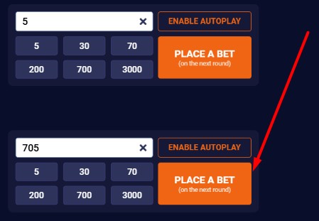 First Bet in Crash Game In Online Casino Melbet